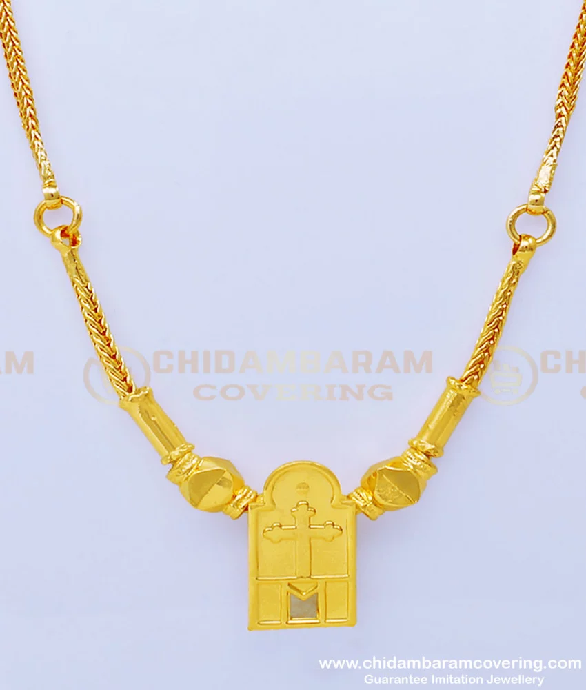 Buy One Gram Gold Daily Wear Cross Thali Set Tamil Christian Minnu